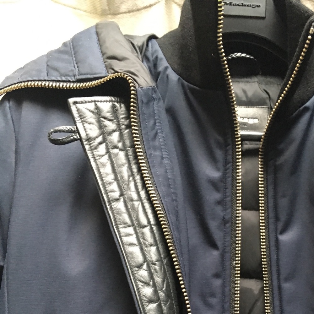 Mackage villa parka navy NWOT - Picture 7 of 8
